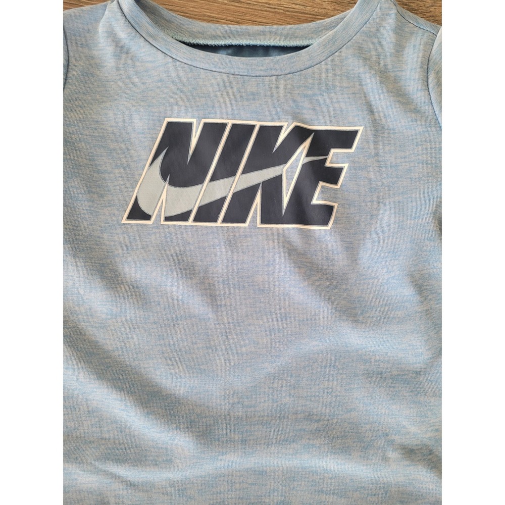 Nike Infant Boys 12M 2-Piece Dri-FIT T-Shirt and Shorts Set Blue Navy #8 - Picture 3 of 5